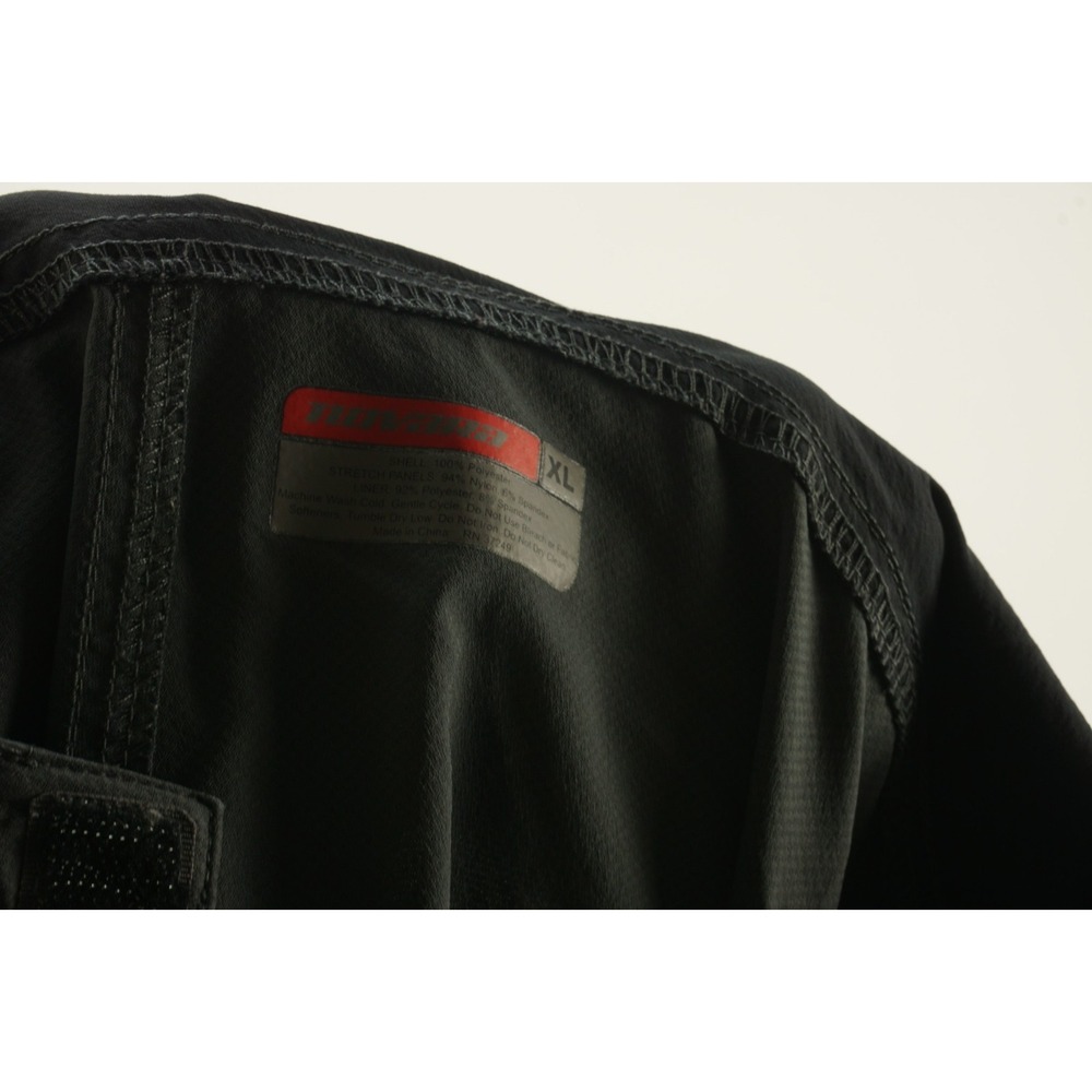 Novara Mens XL Gray Woven Nylon Ripstop Stretch Zip Pocket Biking Cycling Shorts - Picture 9 of 11